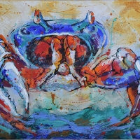 The Crab 15x30 Acrylic —SOLD
