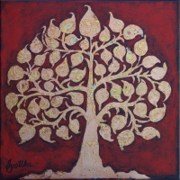Bodhi Tree 18''x18'' Acrylic