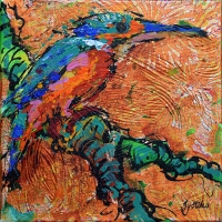 Kingfisher_2 12x12 —SOLD