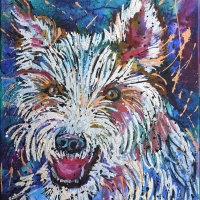 Jack Russell Terrier 16x20
